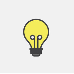 Illustration of light bulb icon