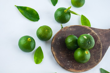 Lime isolated on white background
