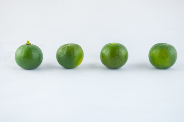 Lime isolated on white background
