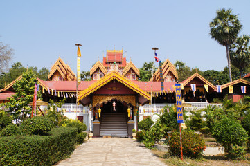 Wat Sri Rong Muang, Burmese Temple, Lampang, Northern Thailand, Thailand.