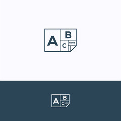 Obraz premium ABC logo