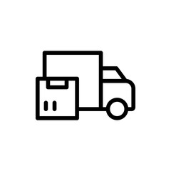 Truck flat icon