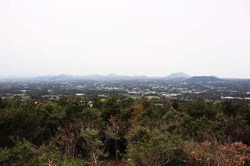 Fototapeta na wymiar Beautiful Scenery of Jeju Island / Scenery Picture of Jeju Island, Korea