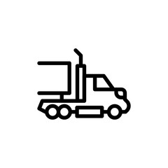 Truck flat icon