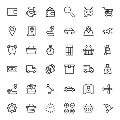 Online store flat icon