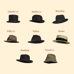 Classic hats set - 195952171