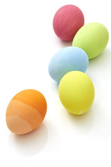 Easter Festival Backgrounds with colored eggs