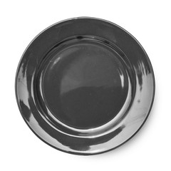plate isolated on white background.