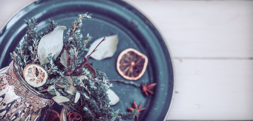 dried spices on a plate