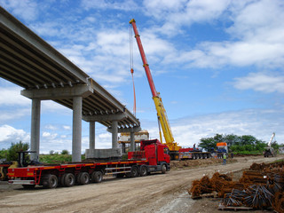Bridge under construction