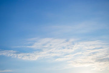 blue sky with clouds
