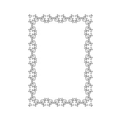 Decorative frame for cards design.