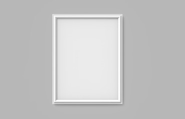 Blank picture frame mockup
