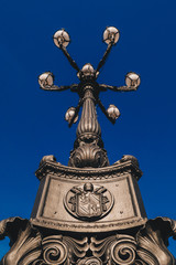 Fototapeta na wymiar St. Peter's square Vatican symbol detail in Saint Peter's Square, Vatican City, Rome, Italy