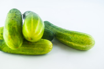 Cucumber isolated on white background
