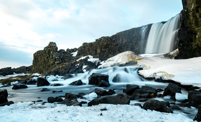 Waterfall iceland