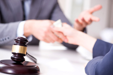 Lawyer being offered bribe for his services