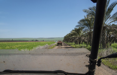 Off-road trip in the Jezreel valley,Israel