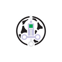 Medical Soccer Logo Icon Design