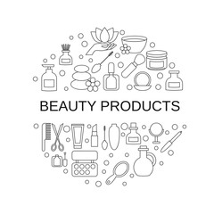 Beauty and makeup concept