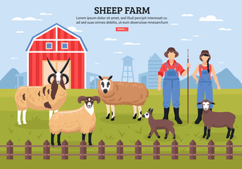 Sheep Farm Poster 