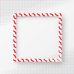 3d Vector Realistic Square Frame