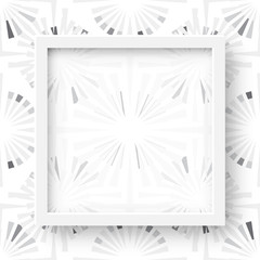 3d Vector Realistic Square Frame