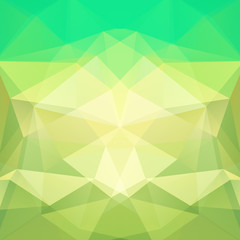Polygonal green vector background. Can be used in cover design, book design, website background. Vector illustration