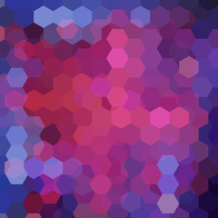 Vector background with purple hexagons. Can be used in cover design, book design, website background. Vector illustration