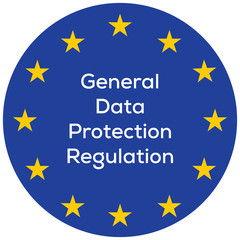 General Data Protection Regulation GDPR. European Union gdpr vector illustration. GDPR is General Data Protection Regulation in European Union.