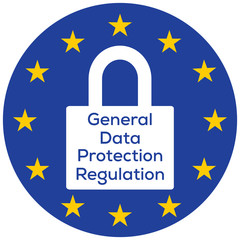General Data Protection Regulation GDPR. European Union gdpr vector illustration. GDPR is General Data Protection Regulation in European Union.