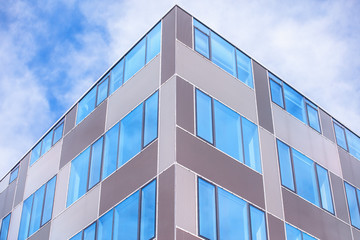 windows on modern building