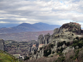 Fototapeta na wymiar Monastery Meteora Greece.