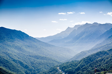 Picture of beautiful mountainous landscape