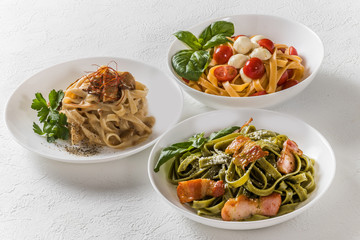 イタリアンホームメイドパスタ　Fettuccine pasta Italian cuisine