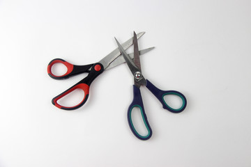 Endolar scissors on a white background