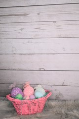 Easter Basket Backdrop or Wallpaper