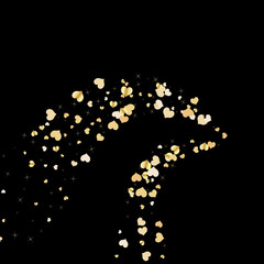 A wave of brilliant hearts