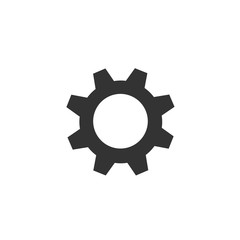 Settings icon with additional gears icon, vector illustration.