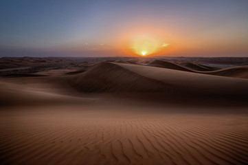 Naklejka na ściany i meble Desert Sunset