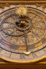 Fototapeta na wymiar Cadran de l'Horloge Astronomique de Lyon 
