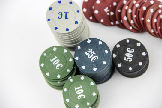 Playing poker chips