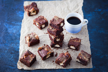 halva brownie with tahini
