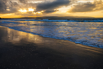 Wonderful evening at Gwithian beach, St Ives, Cornwall