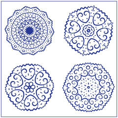 Vector Set of Abstract Sacred Geometry Symbols.
