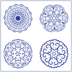 Vector Set of Abstract Sacred Geometry Symbols.