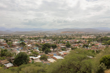 Fototapeta premium view from castle to Cumana city
