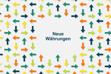 Wallpaper Pfeile - Neue Währungen