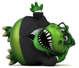 Fun Trex - 3D Illustration © Julien Tromeur