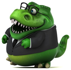Fun Trex - 3D Illustration © Julien Tromeur